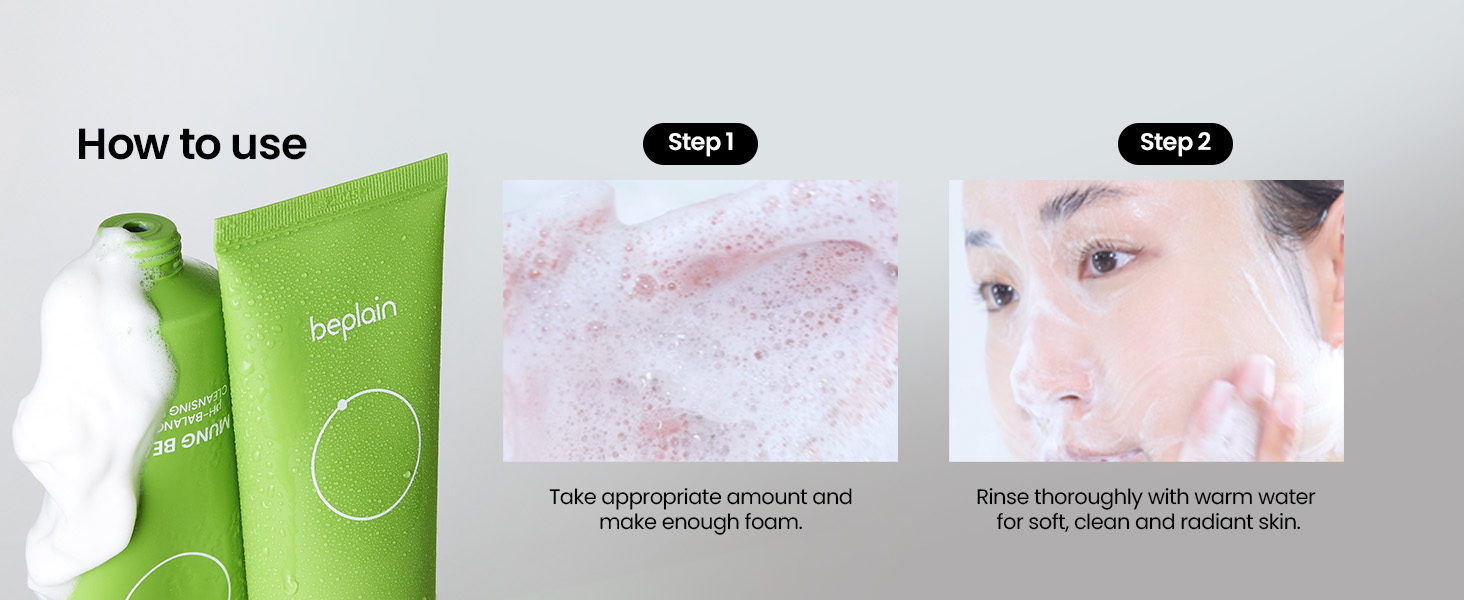 Beplain Mung Bean PH-Balanced Cleansing Foam [80ml]